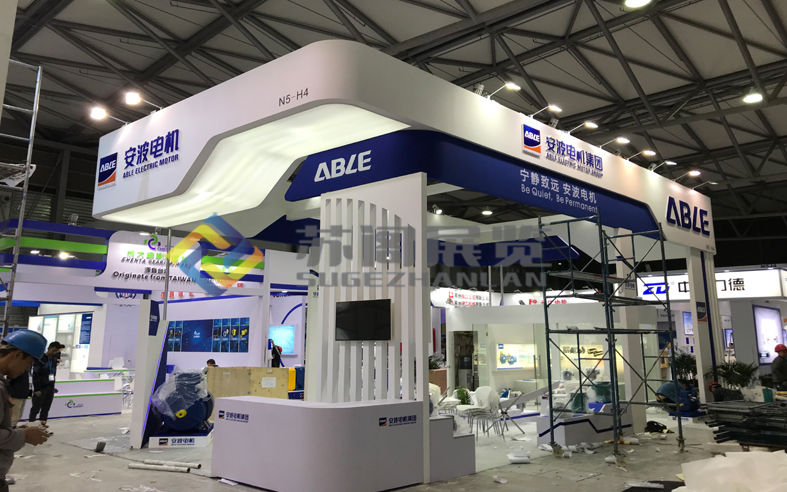 上海PTC展—福建安波電機展位設(shè)計制作
