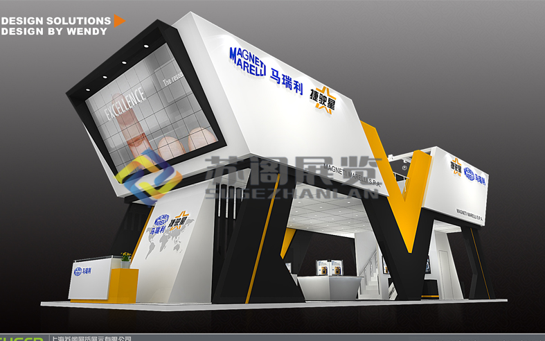 上海汽配展—馬瑞利展臺設(shè)計(jì)